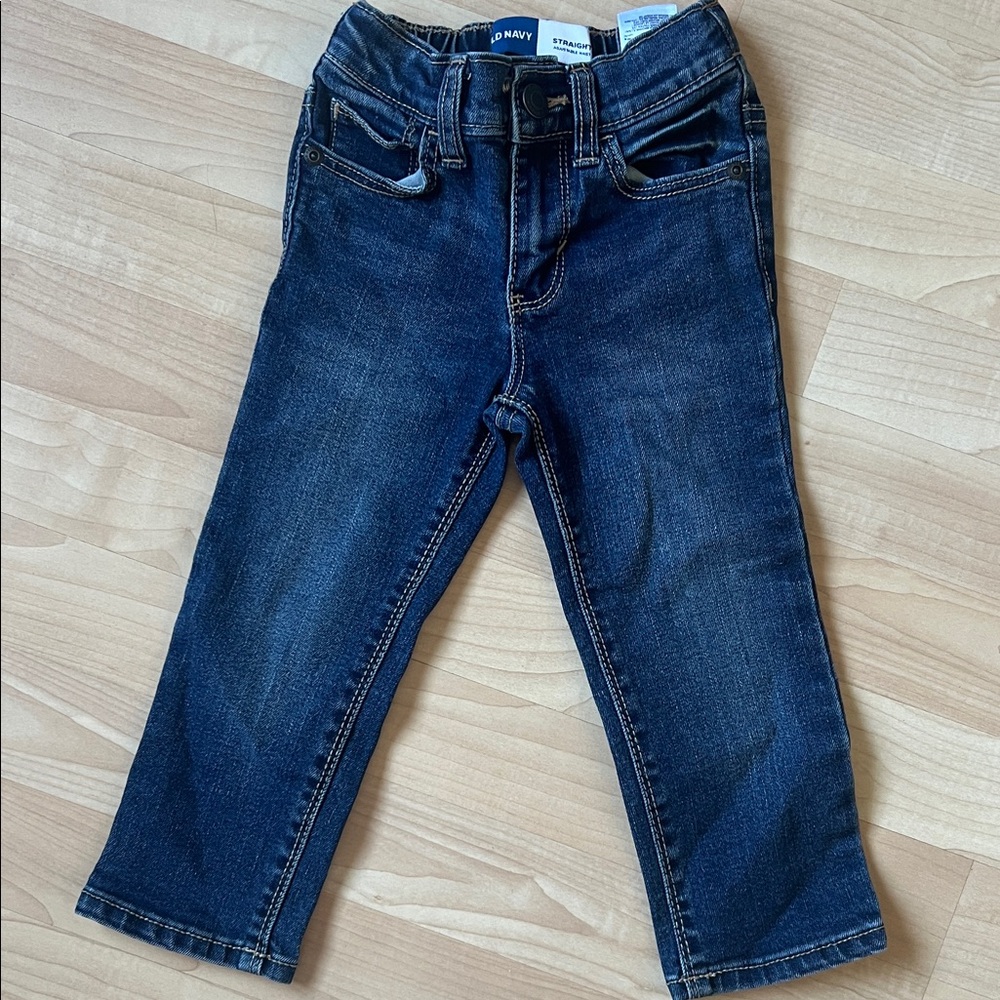 Old Navy Dark Wash Stretch Denim Jeans - Kids